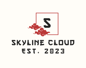 Japanese Cloud Tourism logo design