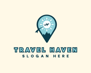 Travel Airplane Destination logo