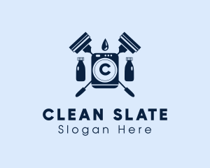 Home Cleaning Tools  logo design