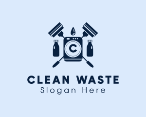 Home Cleaning Tools  logo design