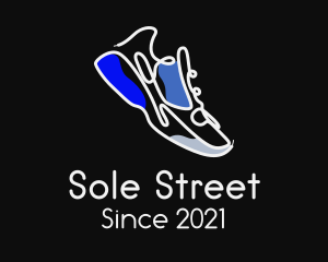 Multicolor Sneaker Lace  logo design