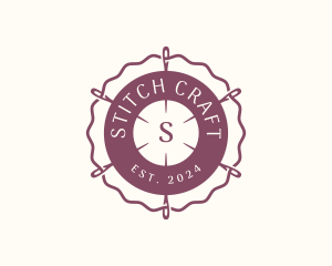 Embroidery Needle Thread logo design