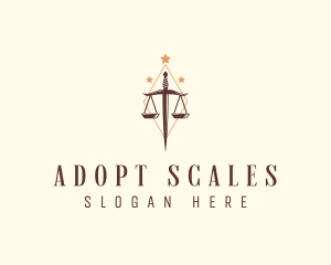 Knife Scale Law Firm logo design