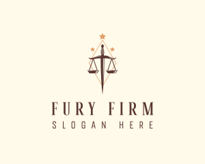 Knife Scale Law Firm logo design