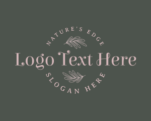 Elegant Feminine Spa Wordmark logo design