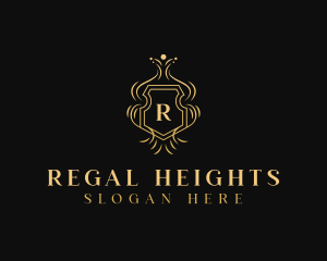 Regal Shield Upscale logo design