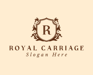 Royal Boutique Shield logo design