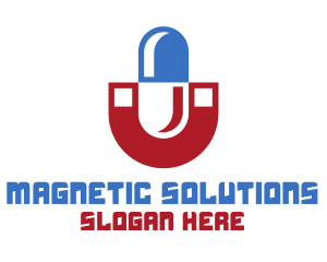 Medicine Capsule Magnet logo