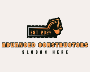 Mining Builder Excavator logo design