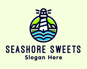 Coastal Sea Lighthouse logo