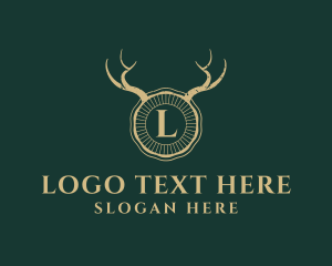 Horn - Wildlife Horn Antlers logo design