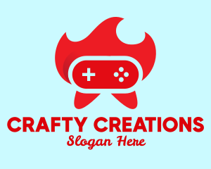 Red Hot Controller  logo design