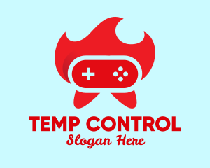 Red Hot Controller  logo design