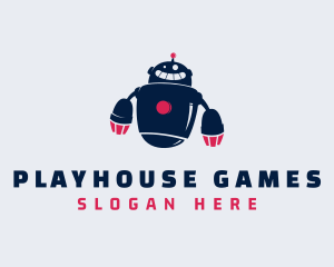 Gaming Toy Robot logo design