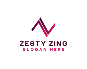 Gradient Purple Letter Z logo design