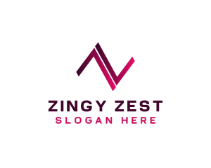 Gradient Purple Letter Z logo design