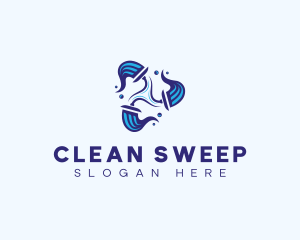Mop Cleaning Janitor logo