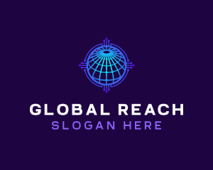 Global Technology Network logo design