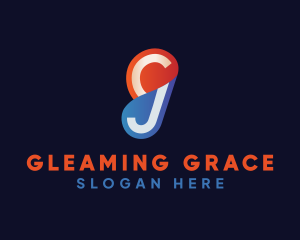 Sticker Peel Letter G logo design