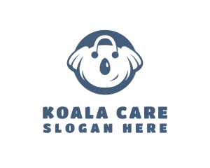 Koala Bear Lock logo design