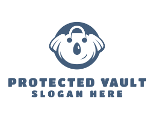 Koala Bear Lock logo design