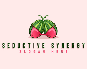 Sexy Erotic Watermelon logo design