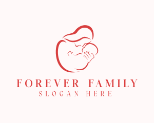 Mother Baby Nursery  logo design