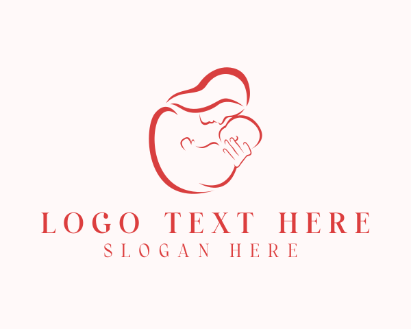 Pregnant logo example 4