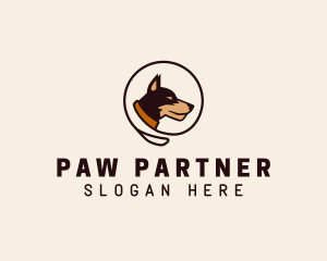 Pet Dog Leash  logo design