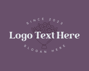 Feminine Flower Bouquet logo