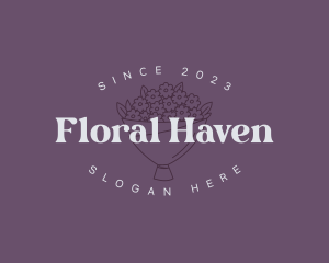 Feminine Flower Bouquet logo