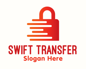 Red Fast Lock logo design