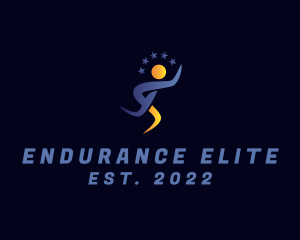 Human Marathon Athlete logo