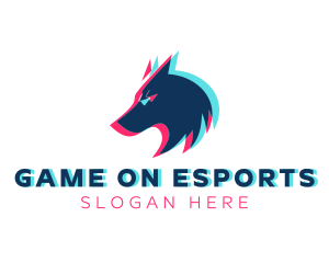Wolf Esports Glitch logo
