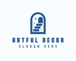 Door Stairs Archway logo design