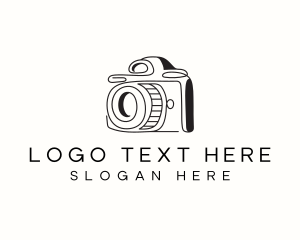 Image - Camera Minimalist Photographer logo design