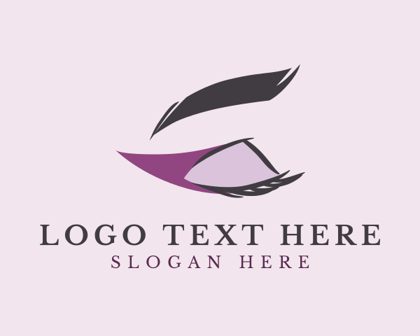 Eyelashes logo example 4