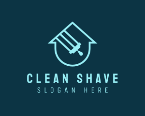 House Cleaning Wiper logo design