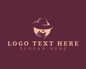 Fashion - Western Cowgirl Hat logo design