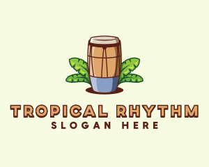 Tropical Conga Drum logo