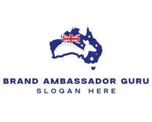 Australia Kangaroo Country logo design