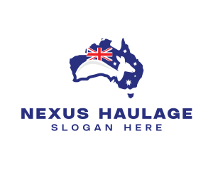 Australia Kangaroo Country logo design