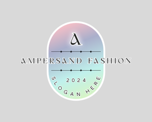 Holographic Fashion Boutique logo design