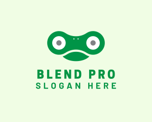 Frog Amphibian Toad logo design