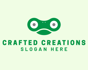 Frog Amphibian Toad logo design