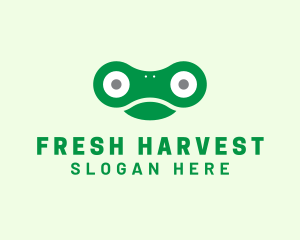 Frog Amphibian Toad logo design