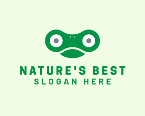 Frog Amphibian Toad logo design