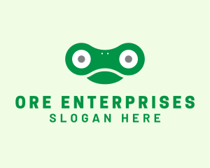 Frog Amphibian Toad logo design