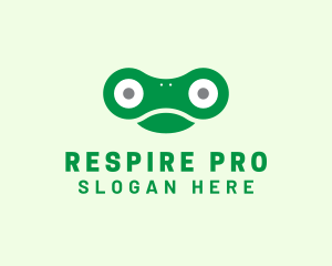 Frog Amphibian Toad logo design