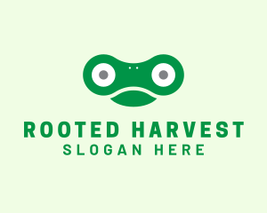 Frog Amphibian Toad logo design